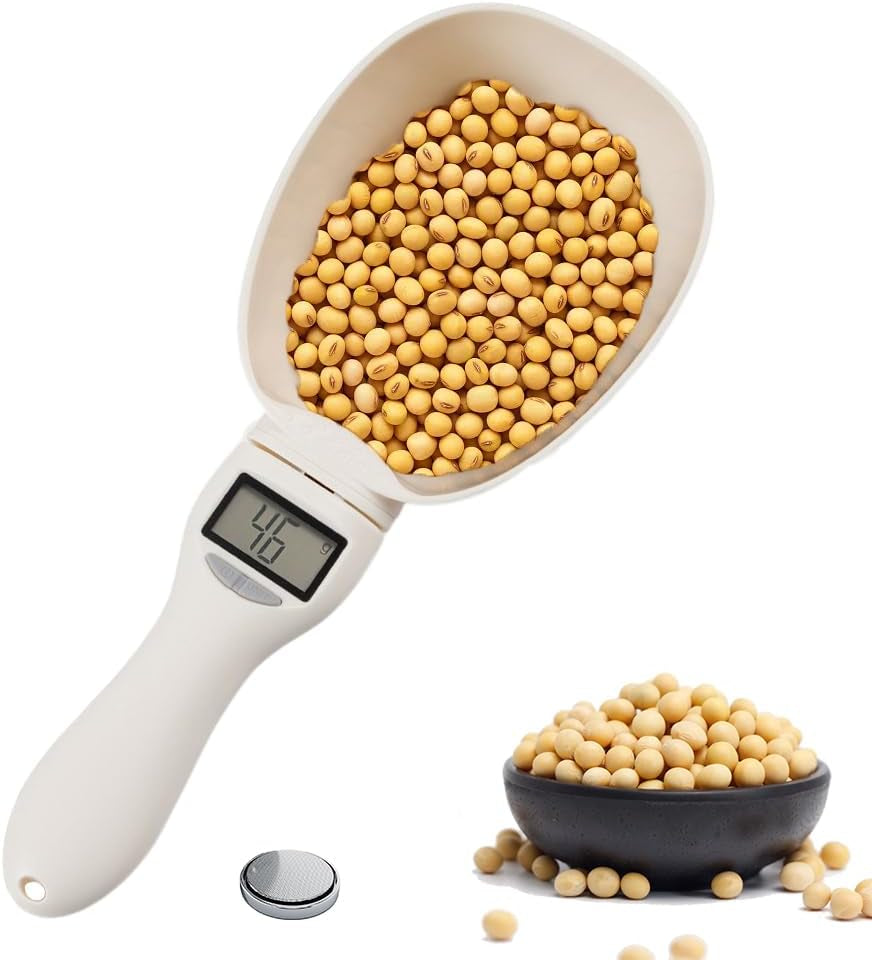 2025 New Digital Measuring Spoon, Food Measuring Scoop Scale 800G / 0.1G High Precision with LCD Screen, Display Electronic Measuring Spoon for Daily Meals and Kitchen Gadgets (1)